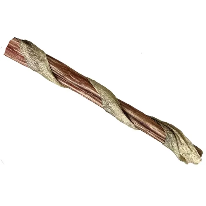 Icelandic+ Dog Treat Bully Stick Wrapped W/ Fish Skin Bulk 6" 18 Pc