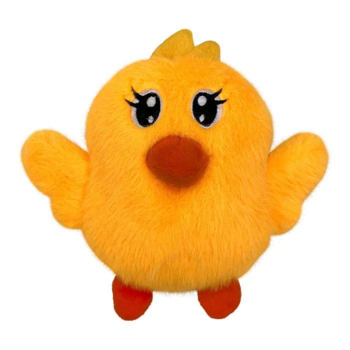 KONG Spring Snuzzles Kiddos Chick yellow small front