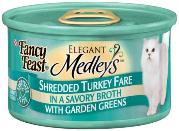Fancy Feast Elegant Medley Shredded Turkey 3 Oz