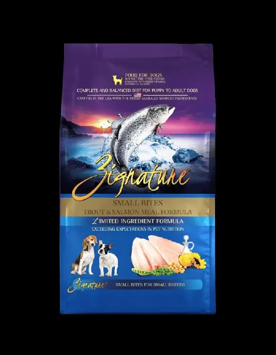 Zignature Trout Salmon Small Bites 12.5 lb