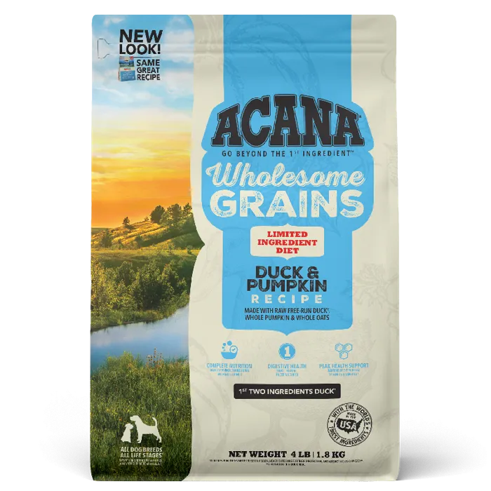 Acana Wholesome Grains Duck/pumpkin 22.5-lb